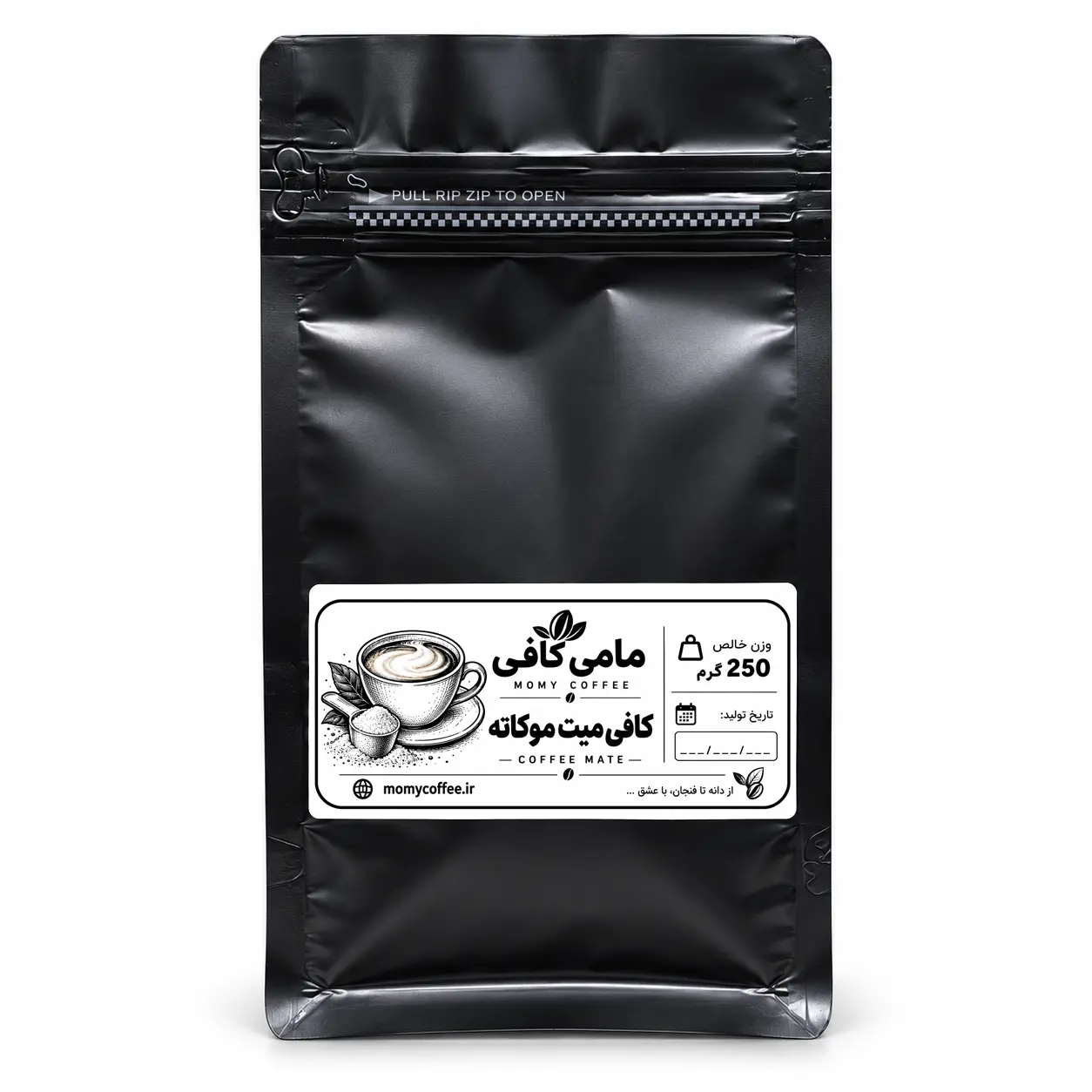 بسته ۲۵۰ گرمی کافی میت موکاته