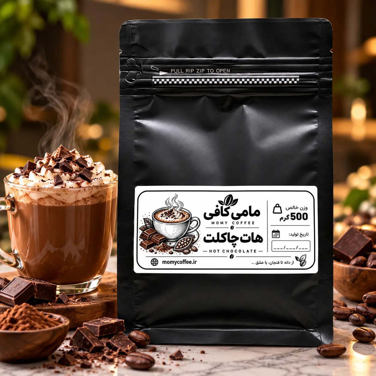 پودر هات چاکلت مامی کافی