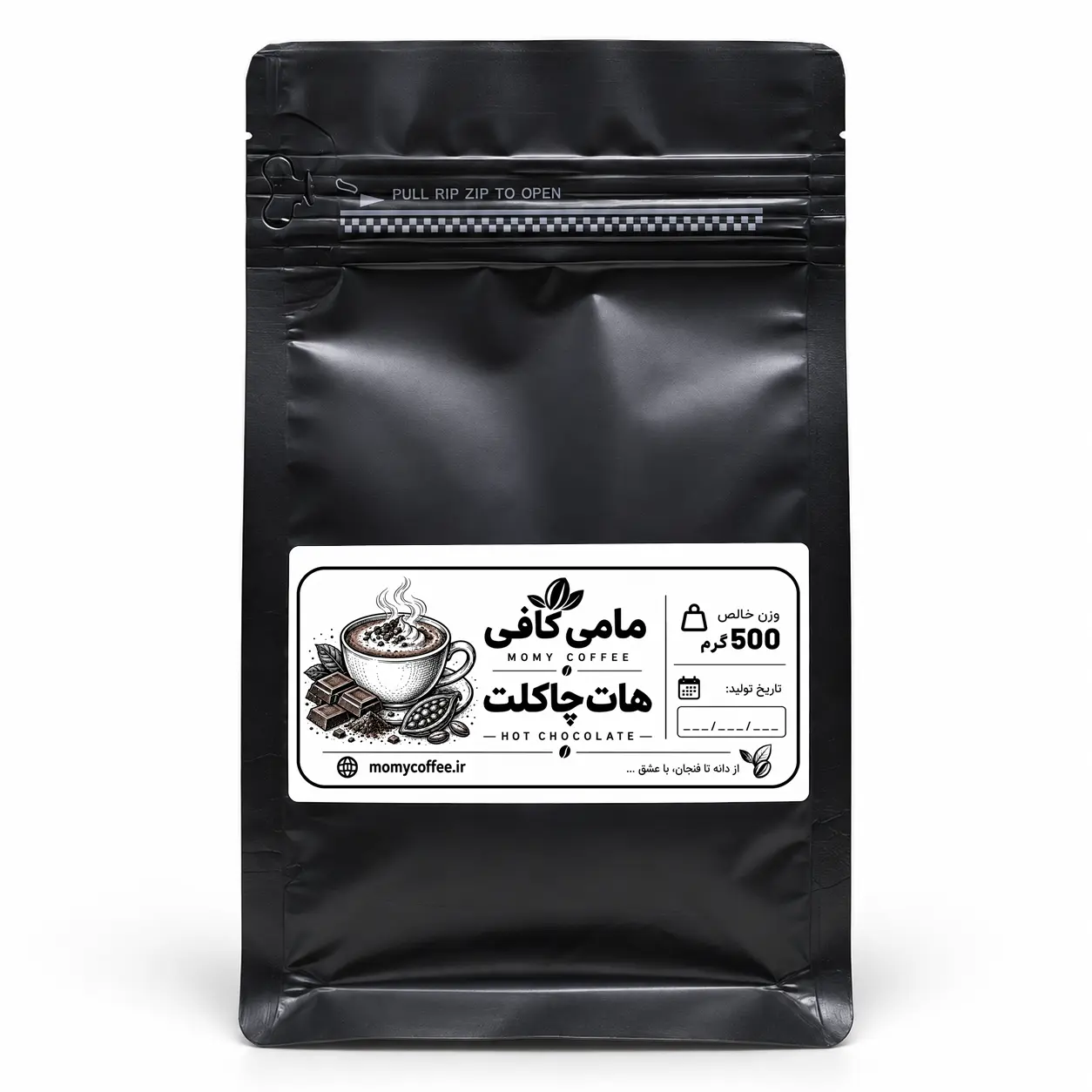 بسته ۵۰۰ گرمی پودر هات چاکلت مامی کافی
