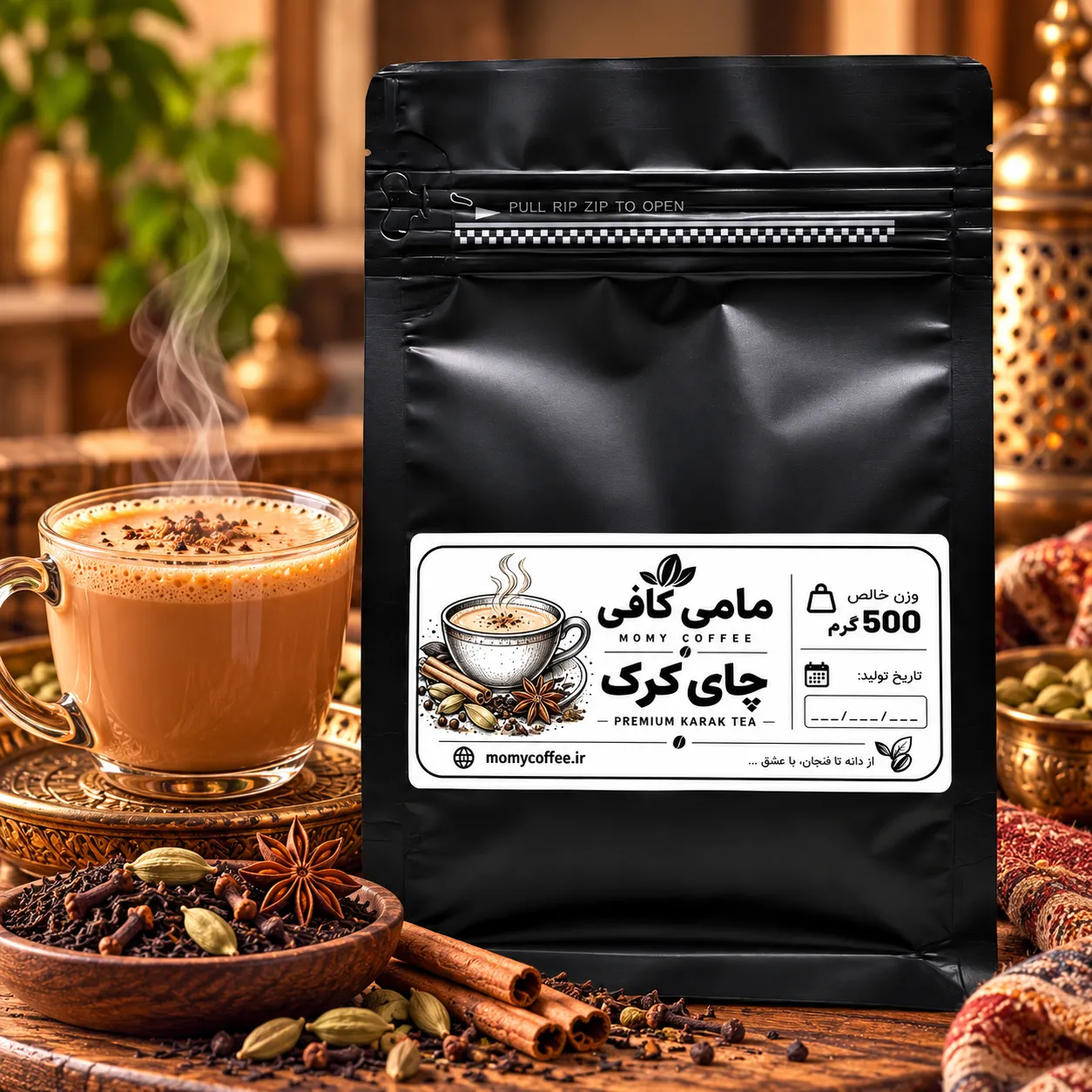 پودر چای کرک پریمیوم مامی کافی