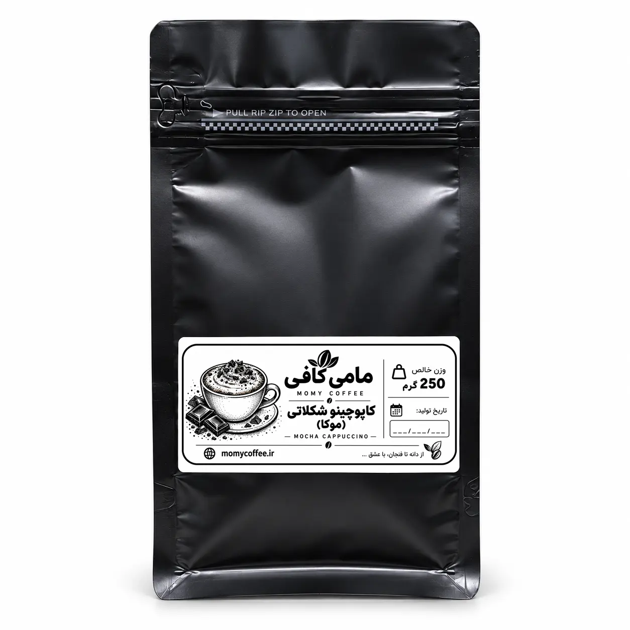 بسته پودر موکا مامی کافی وزن ۲۵۰ گرم